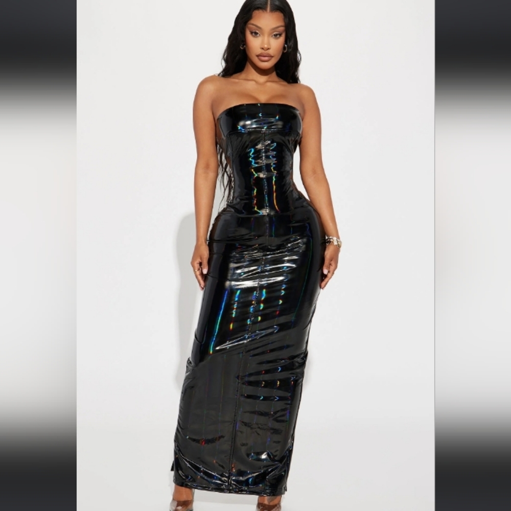Latex Maxi Dress